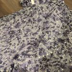 Shoshanna NWT  -Meraki Fleur Clip Dot Purple Midi Dress Photo 7