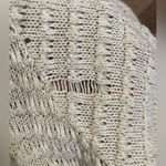 QUESTIONS Long Crochet Ribbed Knit Hooded Cardigan Size XL Photo 8