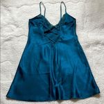secret treasures  Teal Satin Chemise Photo 2