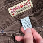 Peace love brown corduroy pants size 7 Photo 5