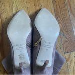 L'Agence Nude Suede Aimee Heeled Booties Size 11 Photo 3