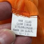 Patricia Jones Vintage orange tie dye wrap maxi skirt, size 10 Photo 5