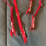 Victoria's Secret Victoria’s Secret Shine Strap Lace Garter Skirt Red Size XS/Small NWT Photo 7