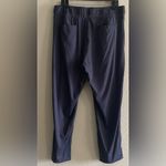 NWT Women's Navy Pants Pockets 7/8 Stretch High Waisted Sweatpants Athletic XXL Blue Photo 6