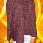 Democracy ‎ Cowl Neck Red Marled Knit Sweater Size XL Photo 0
