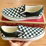 Vans Classic Slip-On Checkerboard Shoes Women 10.0 US Mens 8.5 US Photo 0