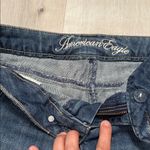 American Eagle  Women's Dark Wash Bermuda Denim Jean Shorts Sz 4 Regular Photo 2