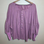 Free People ‎ Marla Henley Oversized Knit Top Photo 0