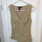 Rampage vintage Y2K nude beige v-neck tank top Photo 1
