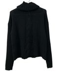 One Teaspoon Revolve Black Turtleneck Oversized Sweater(Size XS) Photo 3