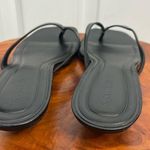 Open Edit Women's Black Thong Kitten Heel Sandals Size 9.5M Photo 4