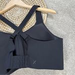 Knix Women’s Catalyst Front Zip Sports Bra Cross Back High Impact Black Size 7+ Photo 9