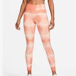 Nike  One Luxe Dri-Fit Mid-Rise Orange Tie Dye Training Leggings. Size XS… Photo 15