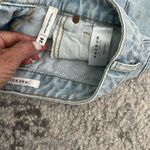 PacSun  Light Blue Distressed Denim Shorts Photo 2