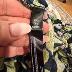 Free People Intimately Sundown Blue Green Paisley Print Bodysuit Blouse size S Photo 8