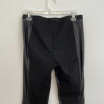 BCBGMAXAZRIA Caragh Faux Leather Panel Leggings Black Pull On Mixed Media Small Photo 12