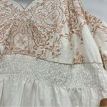 Mossimo Supply Co . size L Dress embroidered adjustable straps Beachy FLAWED Photo 8