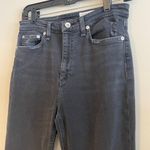 Rag and Bone High Rise Stretch Ankle Skinny Jeans Denim Dark Grey Womens Size 27 Photo 2