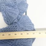 No Boundaries  Y2K Grunge Crochet Open Knit Ruffle Tie Front Cardigan Sweater S Photo 7