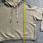 Aerie Women's Large Beige Pullover Hoodie Ribbed Photo 7