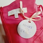 MORE TO COME Sophia Strapless Midi Dress in Pink XS Photo 8