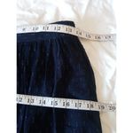 J.Crew  Womens Skirt Sz 2 Gold thread Blue Lined Semi Sheer Knee-Length Coastal Photo 10