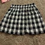 Kendall + Kylie Black and white gingham checkered mini skirt never worn Photo 0