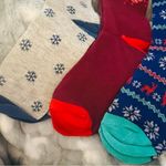 COLORFUL WINTER SOCKS 3 PAIRS Blue Photo 1