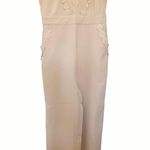 Anthropologie Foxiedox Nude Scalloped Jumpsuit Size s Photo 4