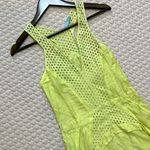 NWT SUBOO Silk Blend Maxi Dress Yellow Green Size XS Sleeveless Photo 3