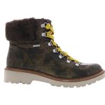 NWT BIONICA DANI WATERPROOF LEATHER GENUINE SHEARLING HIKING BOOTS OLIVE CAMO Green Size 11 Photo 5