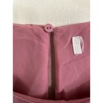 ASTR The Label Sleeveless Crewneck Satin Cropped Blouse Size Small Pink Photo 4