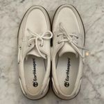 Timberland New  white canvas shoes Photo 0