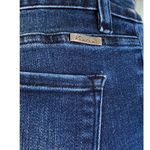 KANCAN Distressed Button Fly Skinny Raw Edge Denim Blue Jeans ~ Women's Size 26 Photo 6