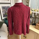 St. John Collection ST. JOHN Red‎ Tweed Button Down Jacket Size 12 Photo 2