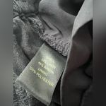 House Of Harlow wide leg linen pants black XS Gold Photo 2