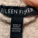 Eileen Fisher Beige Sleeveless Open Front long Vest medium Photo 9