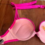 Victoria's Secret Victoria’s Secret Bombshell Push-Up Bikini Top VS swim 32B hot pink halter Photo 6