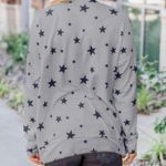 STAR PRINT GRAY ROUND NECK LONG SLEEVE Size undefined Photo 5