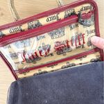 Juicy Couture Vintage Retro Y2K 90’s Navy and Red Travel Makeup Organizer Bag Photo 8