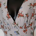 Baevely gray/purple floral romper Size M Photo 1