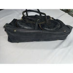 Botkier  Black‎ Leather Gold Hardware Zipper Accent Satchel Bag Photo 6