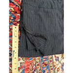 Xhilaration Y2K Pinstripe Mini Skort Black Gray Pleated Stretch Low Rise Size 3 Photo 6