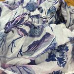 Banjanan Brenda Blue Pintuck Long Floral Dress tiered jubilee XS women's Photo 8