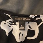 Banana Republic White Lily Print Tank Top size Large Photo 3