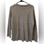 Tahari  Soft Gray Long sleeve‎  Pullover Sweater small Photo 3