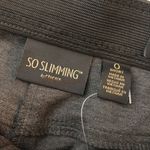 Chico's  Womens So Slimming Slim Leg Peyton Pants Gray Size 0 Short US S Short Photo 3