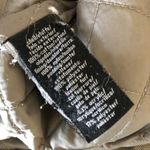 Calvin Klein Quilt Lined Trucker Jacket Faux Fur Collar Khaki Green Size Large Photo 5