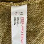 Pilcro  Anthropologie Cinched Baby Hoodie NWTS Olive Green size XL Photo 10