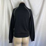 Xxi Black Sporty Track Jacket White Piping Full Zip Forever 21 Size S Photo 9